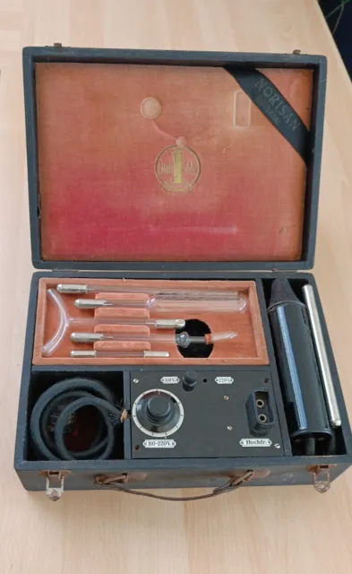 Antiker Hochfrequenz-Apparat, Heilapparat, Firma Norisan, Vintage