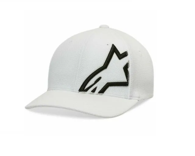 Alpinestars Corp Shift 2 Flexfit Mock Cap / Hat Basebal Casual Wear -White  S/M