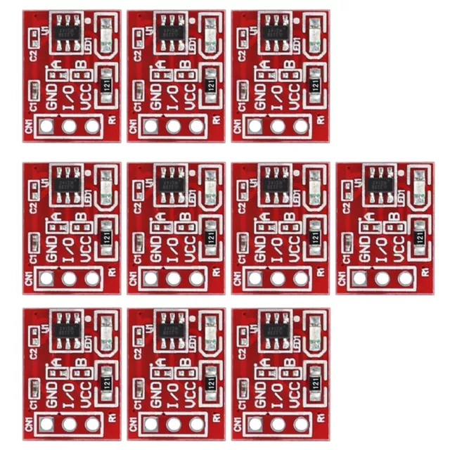 TTP223 Touch Button Modular Self Locking Micro Capacitive Switch 10pcs Pack