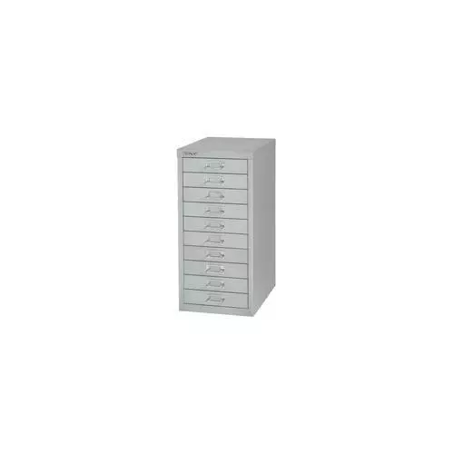 H2910NL-073 Bisley Multi-Drawer Cabinet 29" 10 Drawer Non-Locking Grey 29/10