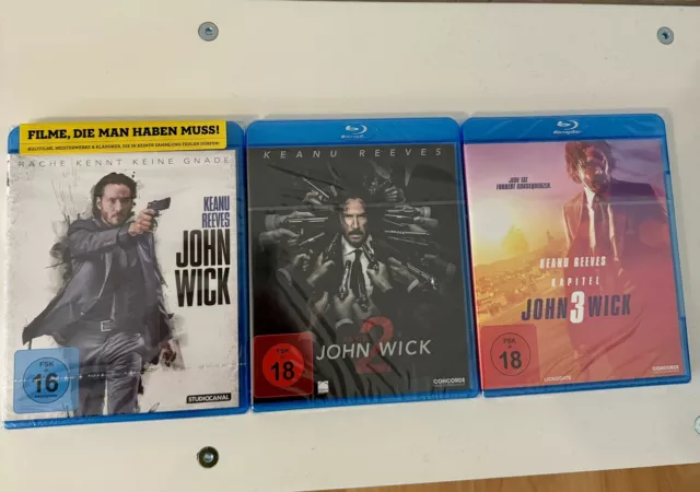 "John Wick" - die Trilogie: Kapitel 1 - 3 [Blu-ray] - Keanu Reeves