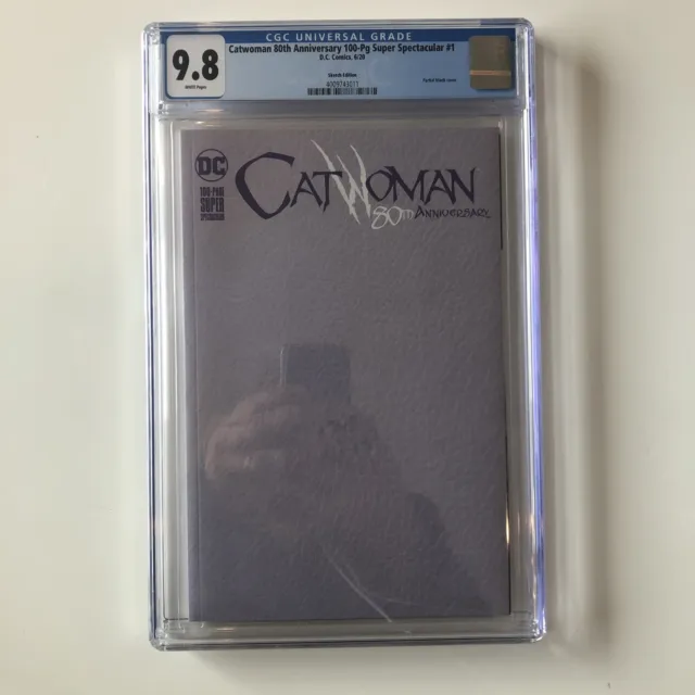 Catwoman 80th Anniversary 100-Pg Super Spectacular #1 CGC 9.8 blank SKETCH