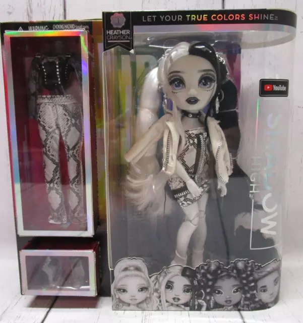 Doll Rainbow High - Shadow High Doll Series 1 Heather Grayson - Collector  New