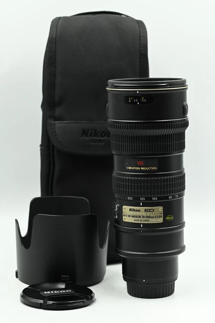 Nikon Nikkor AF-S 70-200mm f2.8 G ED VR IF Lens AFS #610