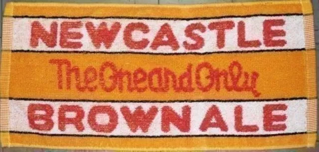 Newcastle Brown Ale Cotton Bar Towel   500mm x 250mm  (pp)