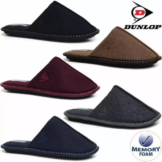 Mens Memory Foam Slippers Winter Warm Fur Cosy Luxury Indoor Slip On Shoes Size