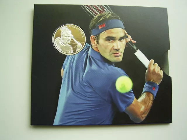 SCHWEIZ - 20 Franken 2020 **** ROGER FEDERER **** Silber FOLDER