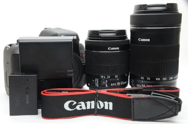 CANON EOS KISS X8I Double Zoom Kit $1,252.37 - PicClick CA