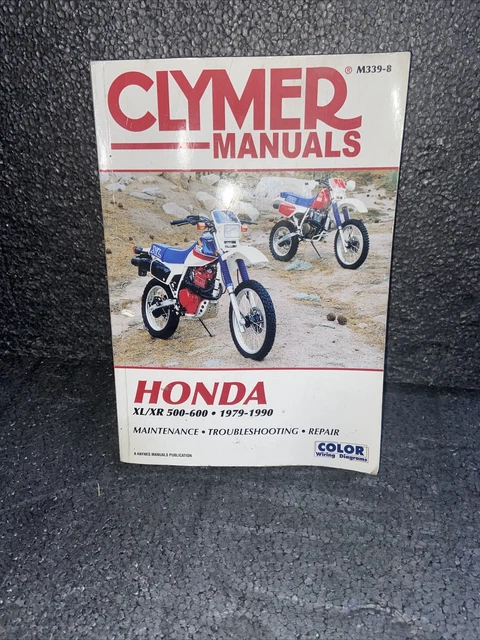 Honda Xl/xr 500-600cc Manual 1979-1990