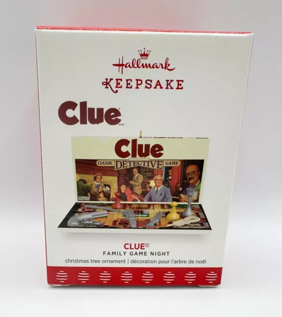 Hallmark Keepsake Family Game Night Clue 4th In Series Ornament 2017