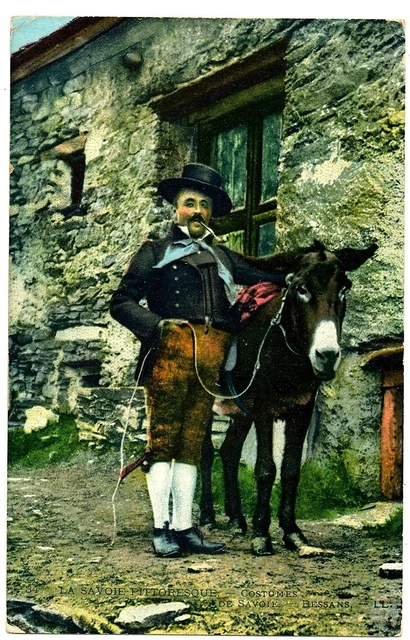 CPA 73 Savoie Costume Folklore Bessans