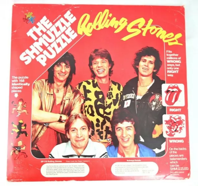 Open Box | The Rolling Stones Classic Rock Shmuzzle Puzzle 168 Pieces SP-119