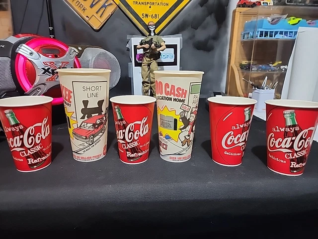 VINTAGE MCDONALDS PAPER wax cup And Coca cola Lot Of 6 $14.99 - PicClick