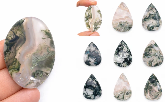 3 Pierres Précieuses Tourmaline Naturelle - Cabochon Ovale - 13.31 Carats - Qualité A+