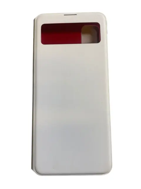 Samsung Galaxy A41 S View Flip Cover Folio Bianco EF-EA415PWEGEU