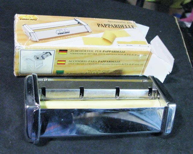Accessory for Marcato Atlas 150, PAPPARDELLE (50mm/2") Noodle Attachment - EUC Accessory for Marcato Atlas 150, PAPPARDELLE (50mm/2") Noodle Attachment - EUC