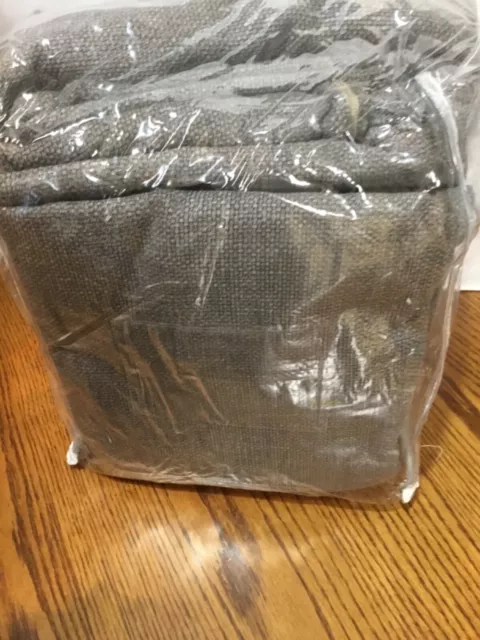 Pottery Barn Sullivan Fin Arm Deep Seat Armless Chair Slipcover-Charcoal/NEW
