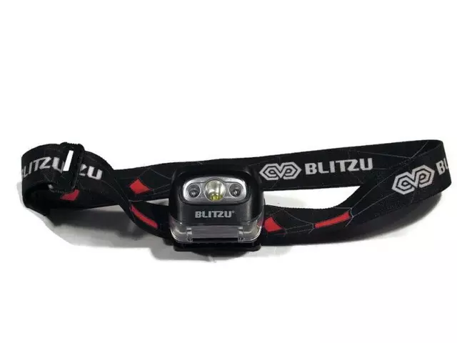 Blitzu Plastic Black Lumens Storm Proof LED Outdoor Head Lamp