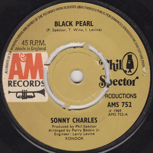 SONNY CHARLES Black Pearl Lovely Copy £5.00 - PicClick UK