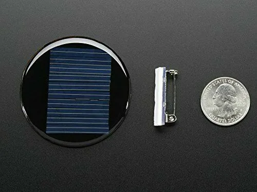 [3DMakerWorld] Adafruit Round Solar Panel Skill Badge - 5V / 40mA
