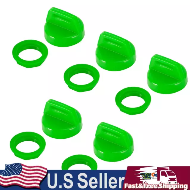 5x Ignition Key Cover 5433534 For Polaris Switchback 800 Rush 600 Pro RMK Green