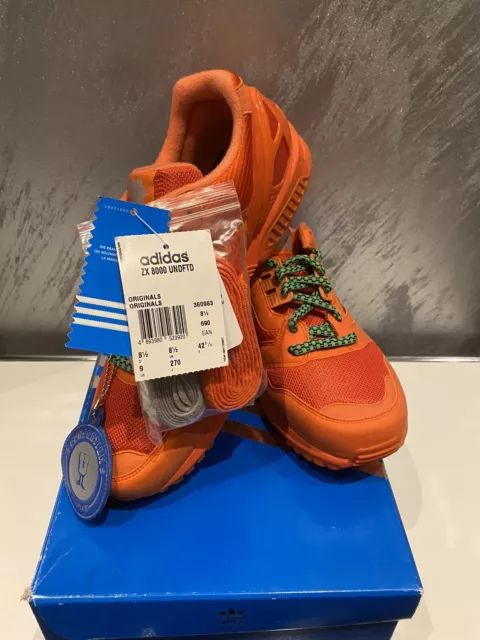 Adidas ZX 8000 Undefeated, Gr. 42 2/3, Neu, RAR, aus 09/2008, 360983, CONSORTIUM
