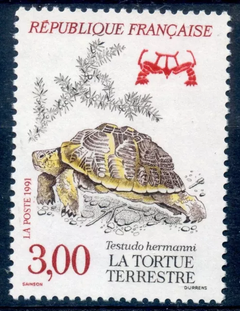 Stamp / Timbre France Neuf N° 2722 ** Faune / Tortue Terrestre