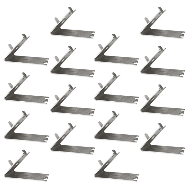 16 pz fibbia frigorifero acciaio inox clip da scaffale congelatore