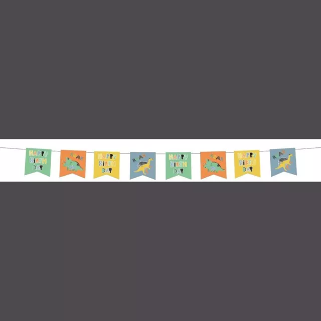 Folat 68292 Dino Roars Bunting 6 Metres, Multi-Colour 2