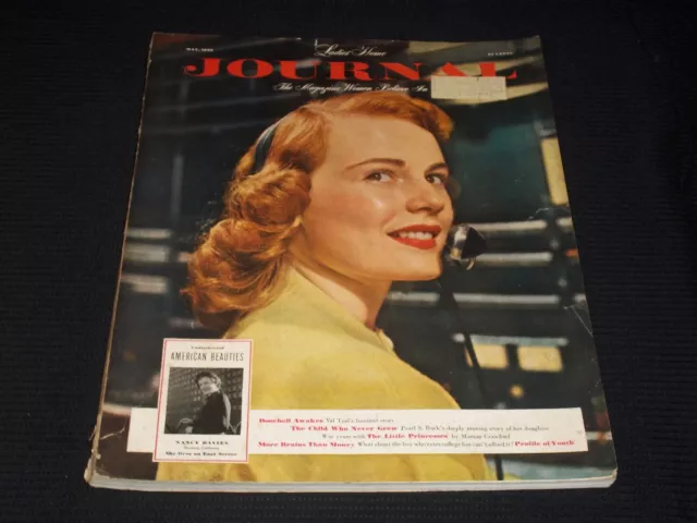 1950 May Ladies Home Journal Magazine - Nancy Davies Front Cover - E 4498