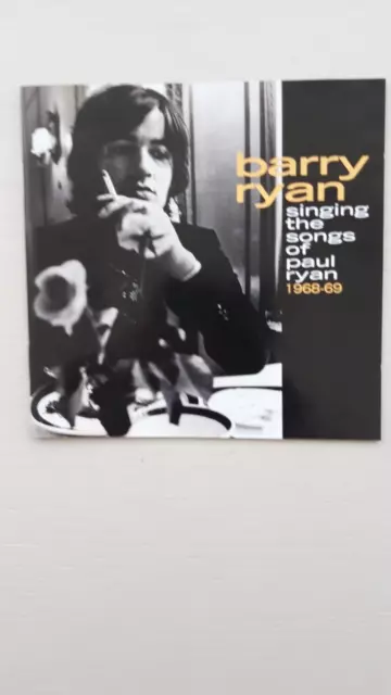 BARRY RYAN: Singing The Songs Of Paul Ryan 1968-69.  2005 CD Album. Excellent.