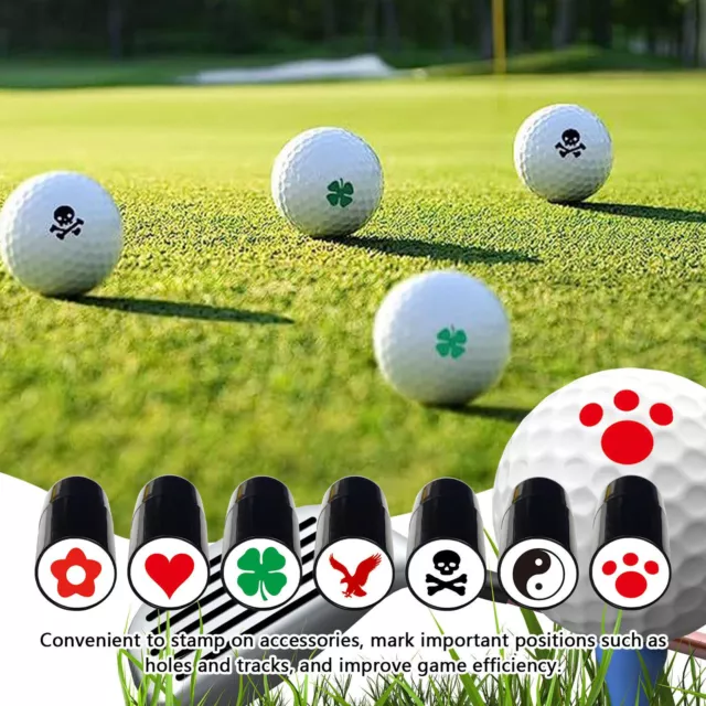 Personalisierter Golfball-Stempel, Marker, Stempel, Logo, Golfball, wiederverwen