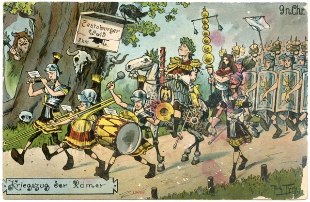 ARTHUR THIELE. Romains . Epoque Romaine .Germains .Roman Era.Germans