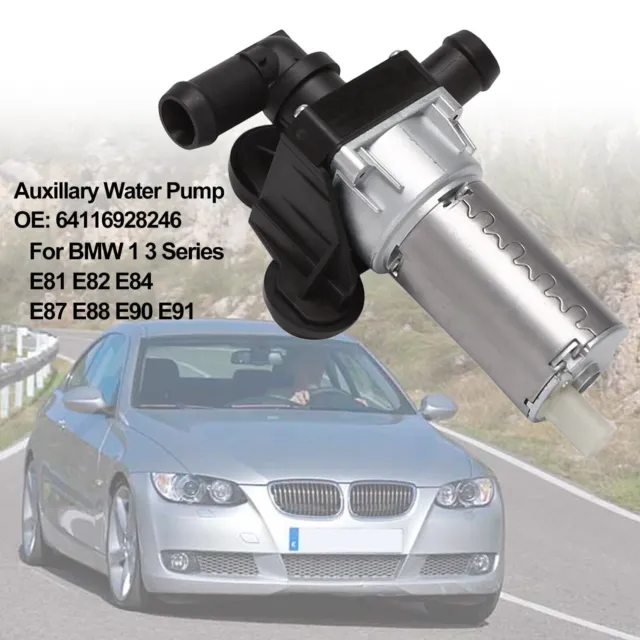 Auxillary Water Pump 64116928246 pour BMW 1 3 Series E81 E82 E87 E88 E90 E91 FR