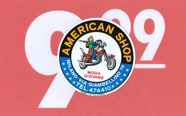 ADESIVO STICKER VINTAGE AUFKLEBER AUTOCOLLANT VERDI LA SCAMORZA