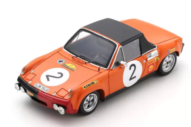 Spark 1:43 Porsche A.S.S 914 6 3 Marathon de la Route 1970 #2 Ballot Lena