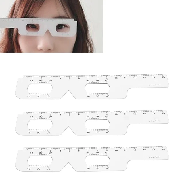 Design For Vision Ruler PD MEASURING RULER Good Positioning Bridge Design Eye Distance Ruler ...