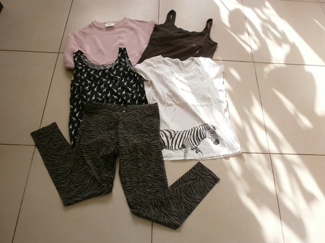 Lot De 5 Vêtements Femme – Taille L, Excellent état, Marques Diverses