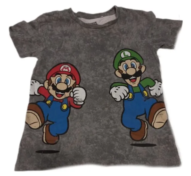 Boys Super Mario Bros 2020 Shirt Size 7