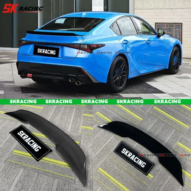 GLOSS BLACK CARBON FIBER Rear Spoiler Wing For Lexus 2021 2024 IS300 GLOSS BLACK CARBON FIBER Rear Spoiler Wing For Lexus 2021 2024 IS300