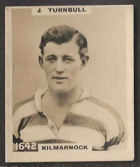 Pinnace Football-Pinnace Back-#1642- Kilmarnock - J. Turnbull