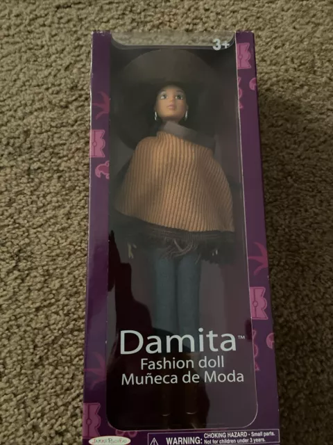 Muñeca de moda Damita Muñeca de moda con poncho y jeans Jakks Pacific 2005 nueva