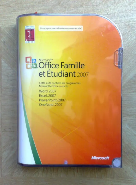 Microsoft Office Famille et Etudiant 2007 Livraison à partir du 13/04