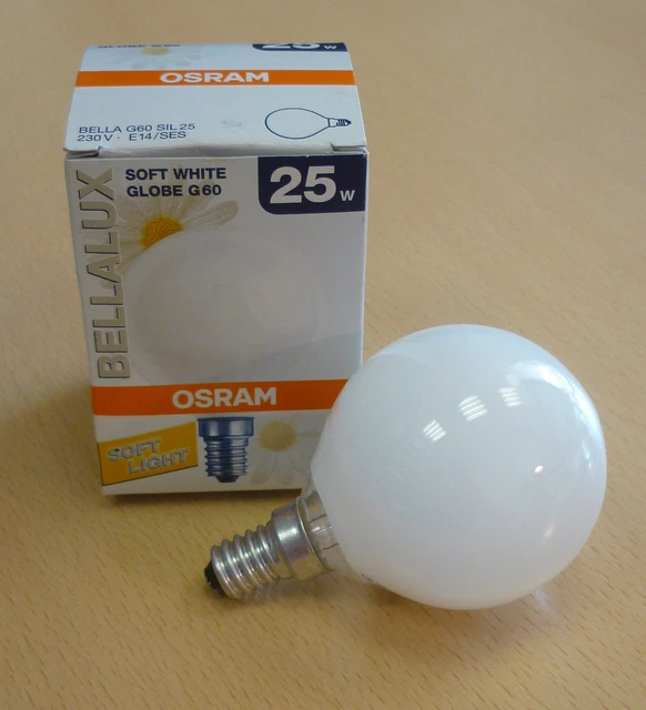 Produktbild von OSRAM BELLALUX GLOBE G95 E27 150W Glühlampe – Opal Weiß, Dimmbar, Für Innen & Außen