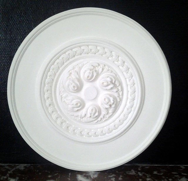 Rosace de plafond moderne en plâtre de 30 cm Rosace de plafond moderne en plâtre de 30 cm