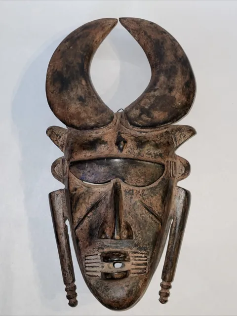 Antique Djimini Mask Do Society Ivory Coast African Art Western Ghana