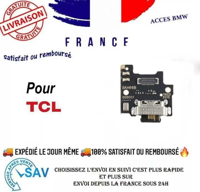 Connecteur De Charge (flex De Recharge) Pour Smartphone TCL 20 SE - Noir - Neuf