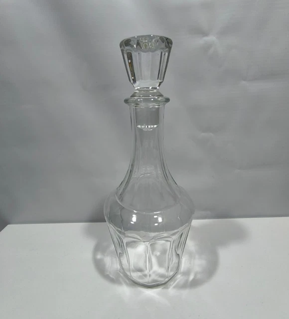 Carafe Ancienne En Verre Française - Bouteille D'époque XXe, Design Vintage