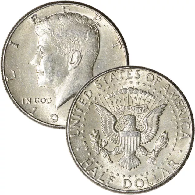 90% Silver 1964 Kennedy Half Dollars - Roll of 20 - $10 Face Value 3