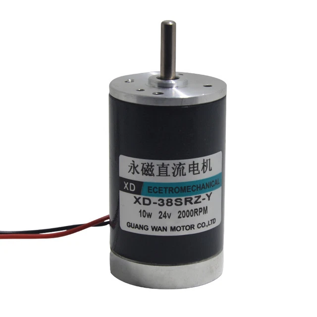 12V 10W 2000RPM Permanent Magnet Electric DC Motor High Speed Generator CW/CCW